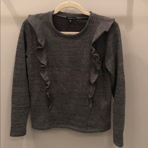 J. Crew Ruffle Sweatshirt